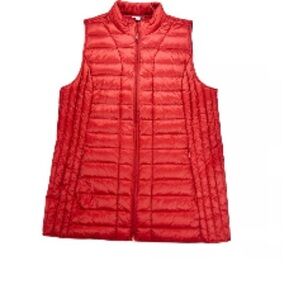 J. Jill Cranberry Red Down Vest